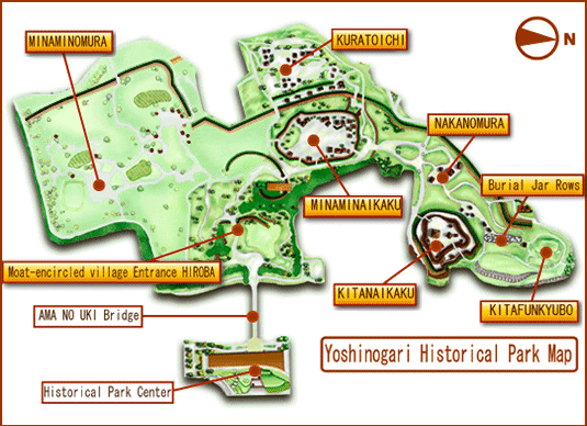 Photo of Yoshinogari Historical Park Map