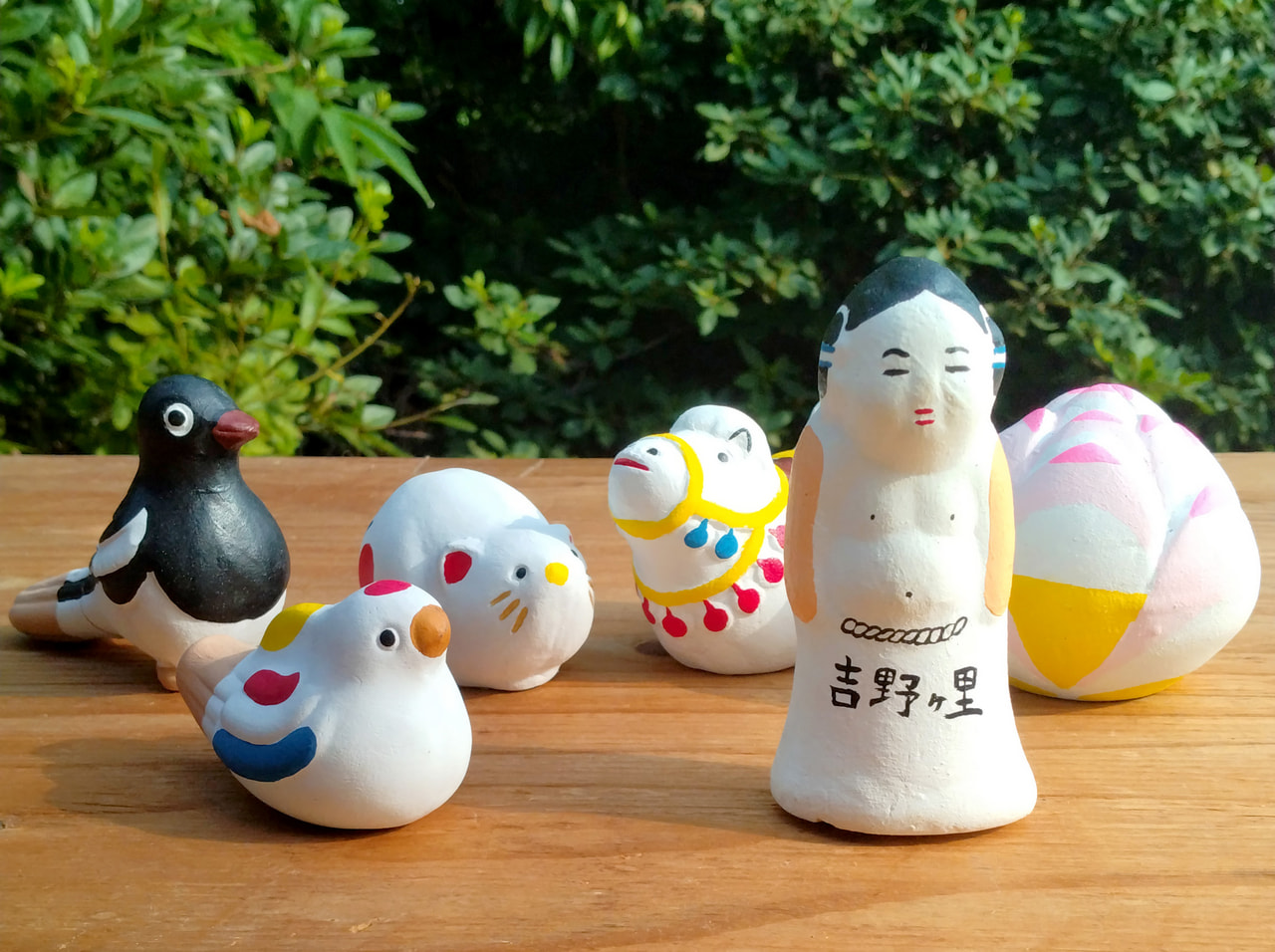 画像：尾崎人形絵付け体験